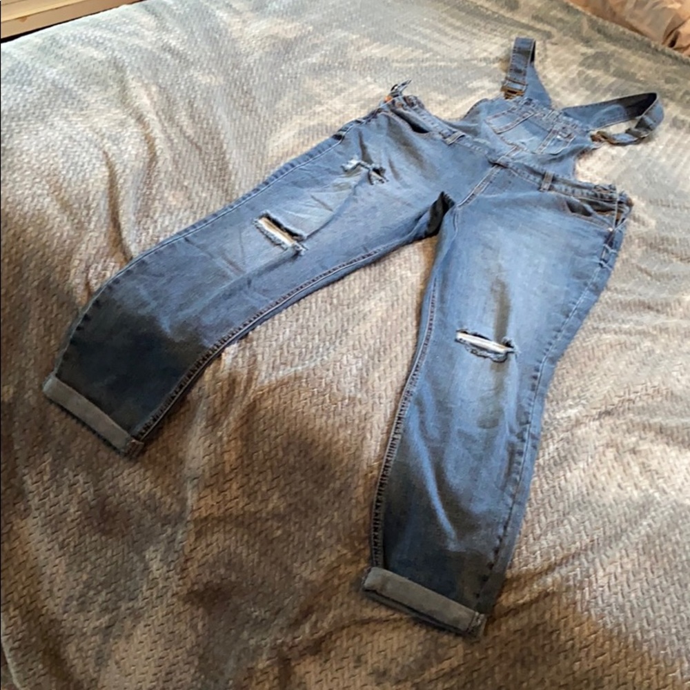 Juniors size 11 Jean overalls